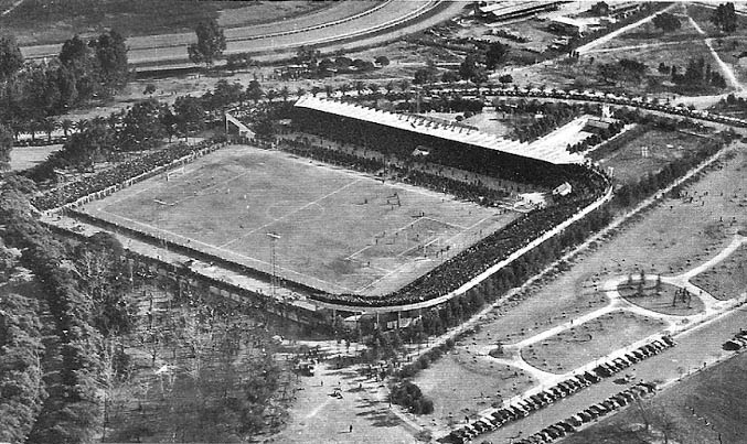 Vista aérea del estadio Tomás Adolfo Ducó